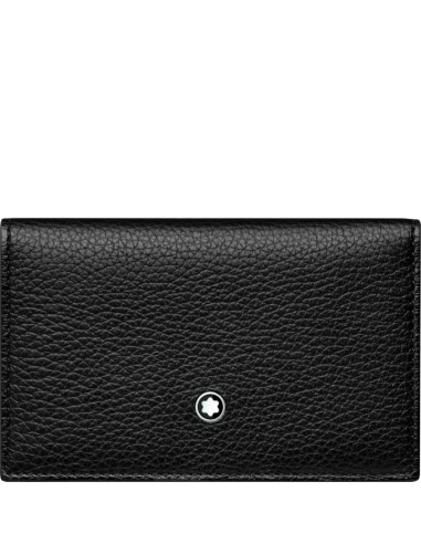 Montblanc  Porte-cartes de visite double pochette Meisterstück Soft Grain Dans la société mordern