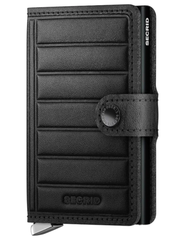 Secrid  Secrid Miniwallet Emboss Lines Black  PREMIUM vente chaude votre 