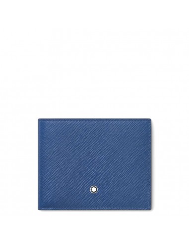 Montblanc  Portefeuille 6cc  Sartorial bleu chez Cornerstreet bien 