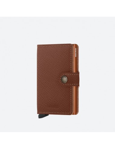 Secrid  Miniwallet Saffiano Caramel en ligne des produits 