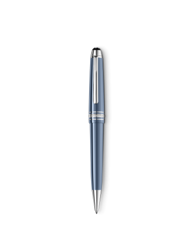 Montblanc Stylo bille Midsize Meisterstück Glacier Blue brillant des détails fins