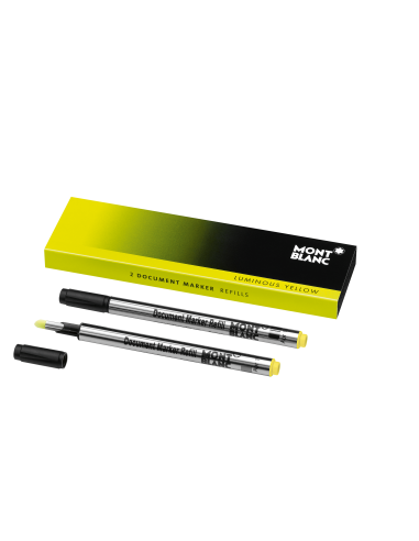 Montblanc Recharges pour surligneur Jaune Lumineux X2(feutre) de France