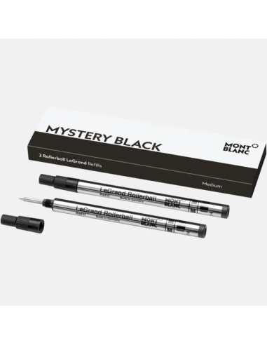 Montblanc 2 recharges pour rollerball LeGrand Medium Mystery Black de pas cher