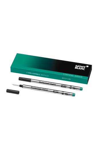 Montblanc 2 recharges pour rollerball (M) Fortune Green ou a consommer sur place