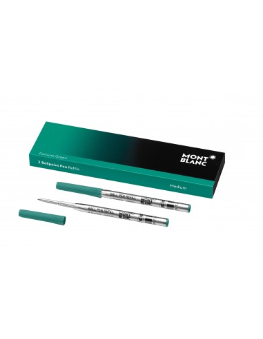 Montblanc 2 recharges de stylo bille (M) Fortune Green est présent 